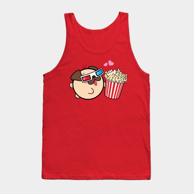 Doopy - 3D Movie Night Tank Top by Poopy_And_Doopy